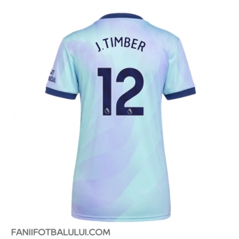 Arsenal Jurrien Timber #12 Tricou Fotbal Replică 2024-25 Femei Treilea